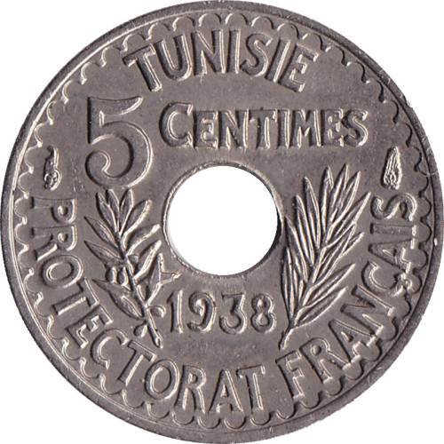 5 centimes - Tunisia