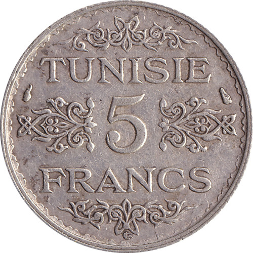 5 francs - Tunisia