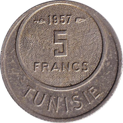 5 francs - Tunisie