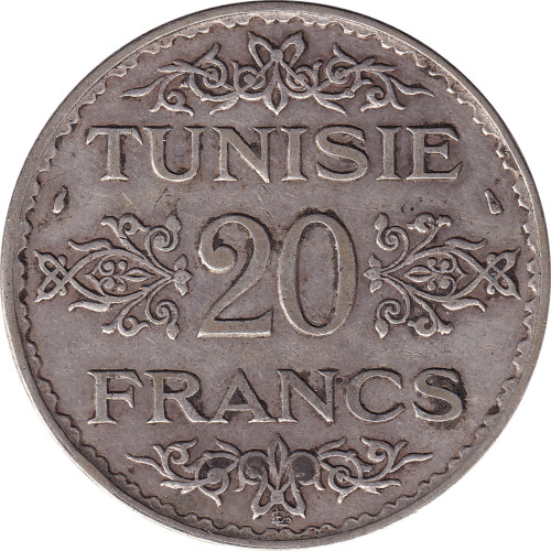 20 francs - Tunisia