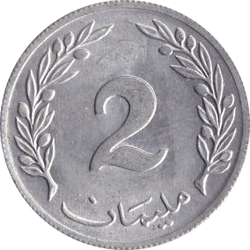 2 millimes - Tunisie