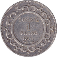 1 franc - Tunisia