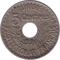 5 centimes - Tunisia