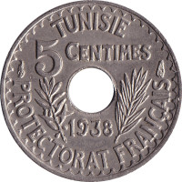 5 centimes - Tunisie