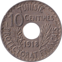 10 centimes - Tunisia