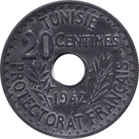 20 centimes - Tunisie