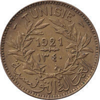 2 francs - Tunisia