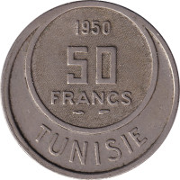 50 francs - Tunisia