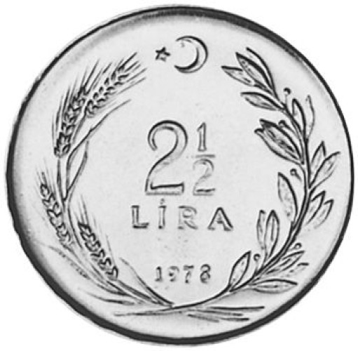 2 1/2 lira - Turquie