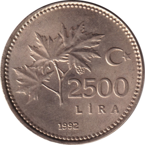 2500 lira - Turkey