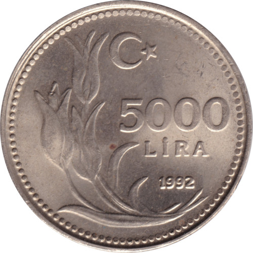 5000 lira - Turkey