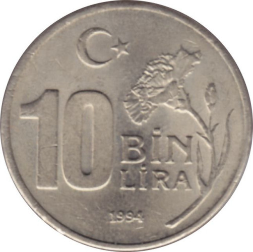 10 bin lira - Turquie