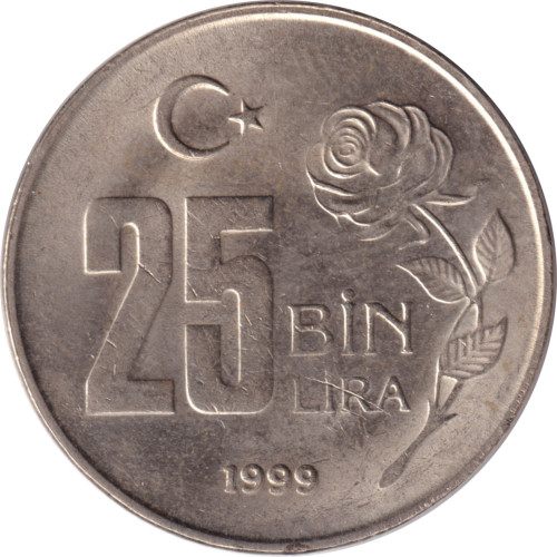 25 bin lira - Turquie