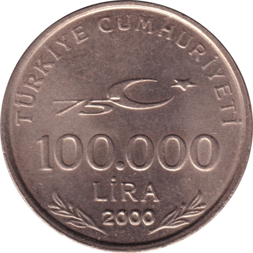 100000 lira - Turquie