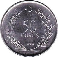 50 kurus - Turquie