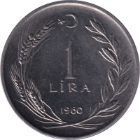 1 lira - Turquie