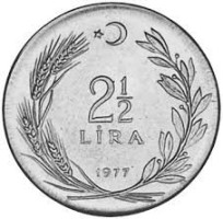 2 1/2 lira - Turkey