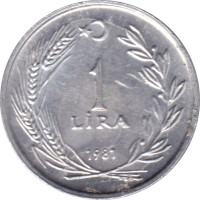 1 lira - Turkey