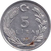 5 lira - Turkey