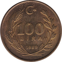 100 lira - Turkey