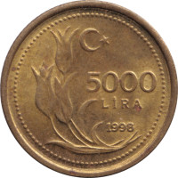 5000 lira - Turkey