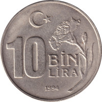 10 bin lira - Turquie