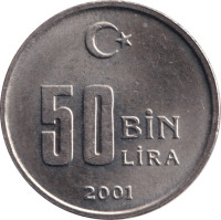 50 bin lira - Turquie