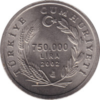 750000 lira - Turquie