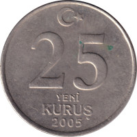 25 kurus - Turquie