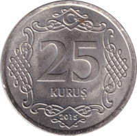 25 kurus - Turquie