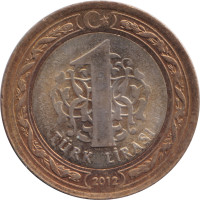 1 lira - Turquie