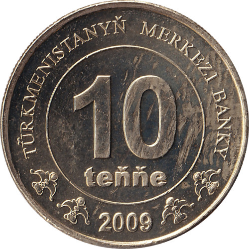 10 tenge - Turkménistan