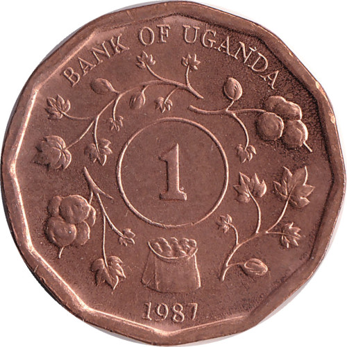 1 shilling - Ouganda