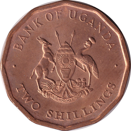 2 shillings - Ouganda