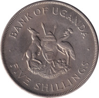 5 shillings - Ouganda