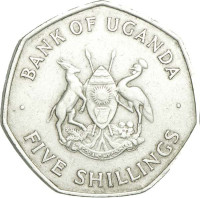 5 shillings - Uganda