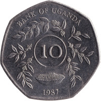 10 shillings - Ouganda