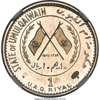 1 riyal - Émirats Arabes Unis