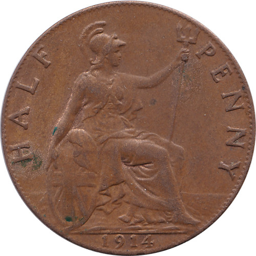 1/2 penny - Royaume-Uni