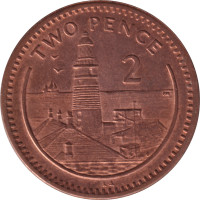 2 pence - Royaume-Uni