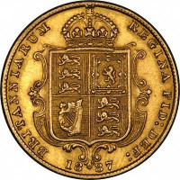 1/2 sovereign - Royaume-Uni