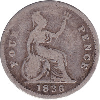 4 pence - Royaume-Uni