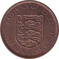 1/2 penny - Royaume-Uni