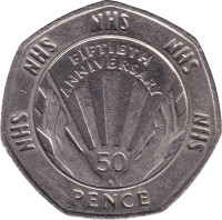 50 pence - Royaume-Uni