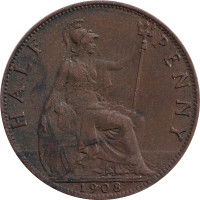 1/2 penny - United Kingdom