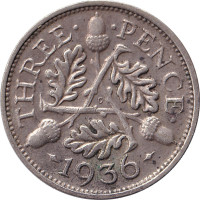 3 pence - Royaume-Uni