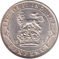 6 pence - Royaume-Uni