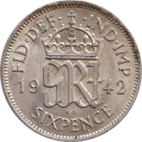 6 pence - Royaume-Uni