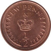 1/2 penny - United Kingdom