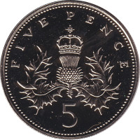 5 pence - Royaume-Uni